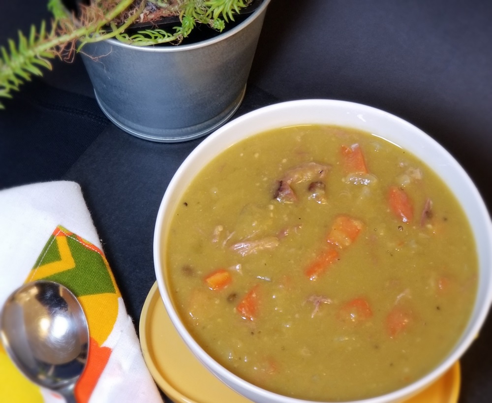 Easy, Peasy, Pea & Ham Soup - Red Trees, Pink Air